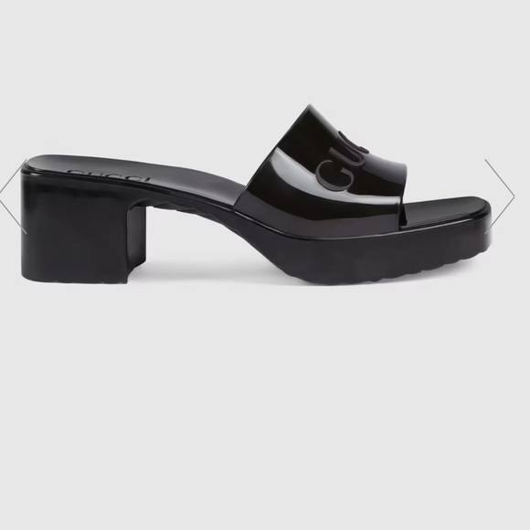 Gucci Rubber Sandal - Picture 1 of 9
